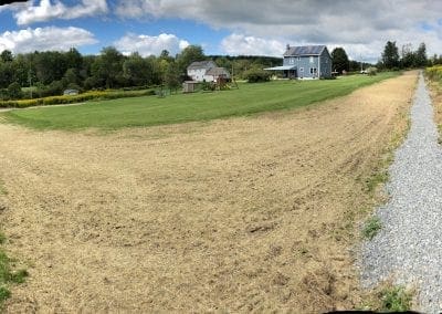 Seeding and straw applications