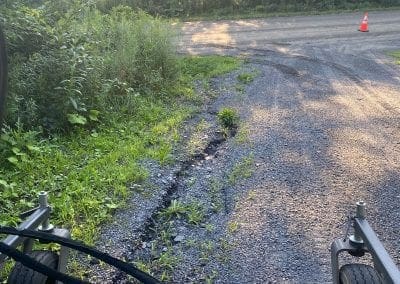 Restoration of a gravel driveway