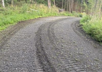 Restoration of a gravel driveway